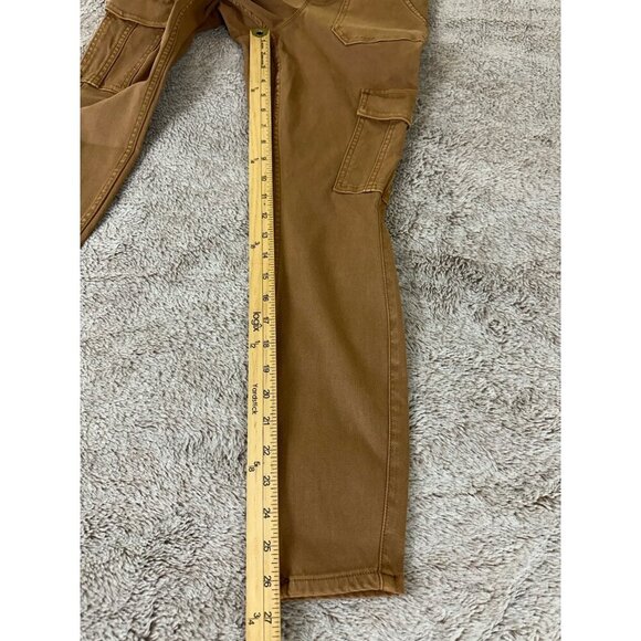 Spanx Stretch Twill Ankle Cargo Pants HONEY GLOW Women's SIZE SP 20311Q - Picture 5 of 16